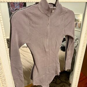 Abercrombie & Fitch Ribbed Sweater Bodysuit